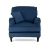 Habitat Matilda Velvet Armchair - Blue -Trend Furniture 8878595 R Z001A