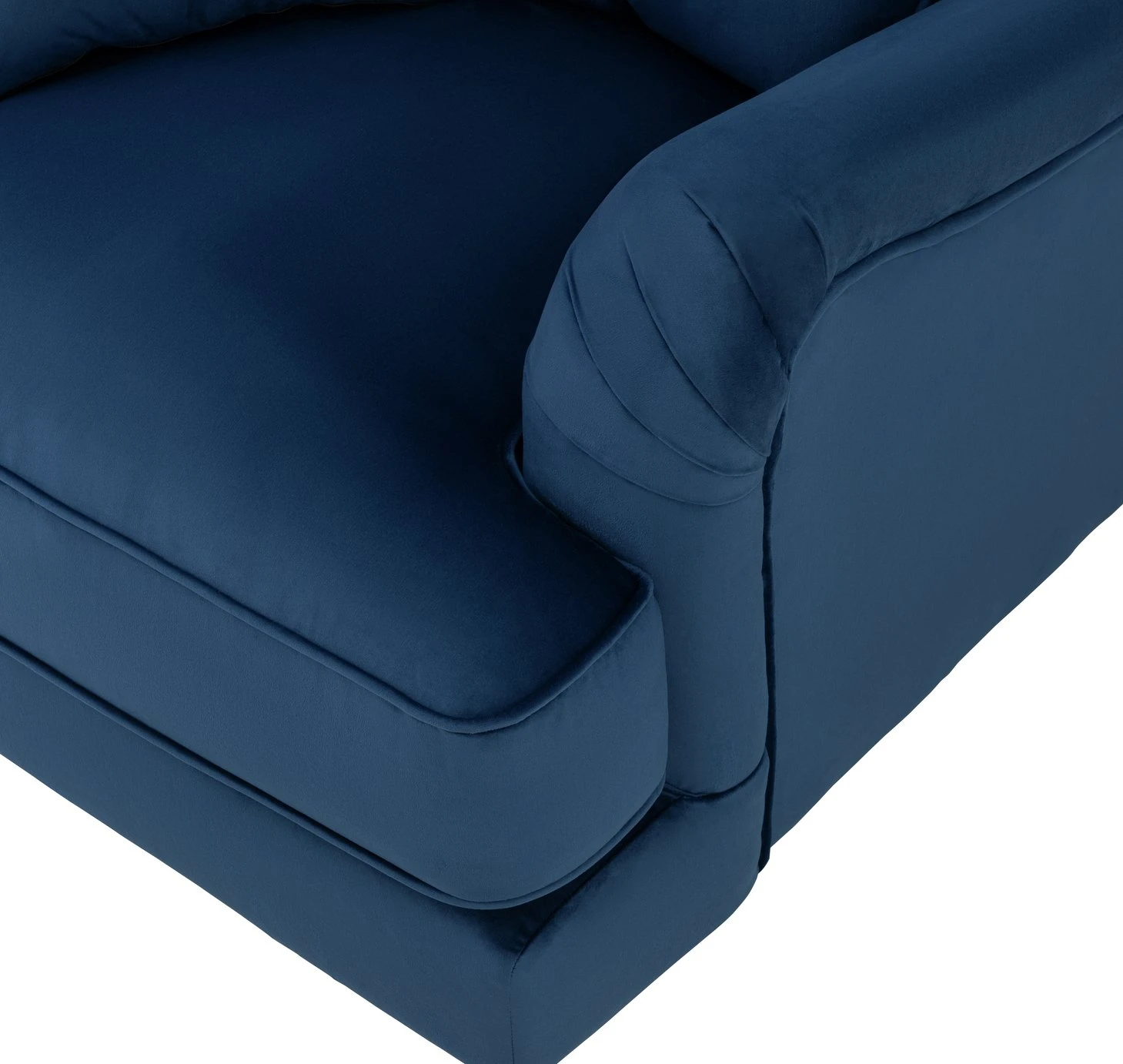 Habitat Matilda Velvet Armchair - Blue 8 Habitat Matilda Velvet Armchair - Blue - Image 6