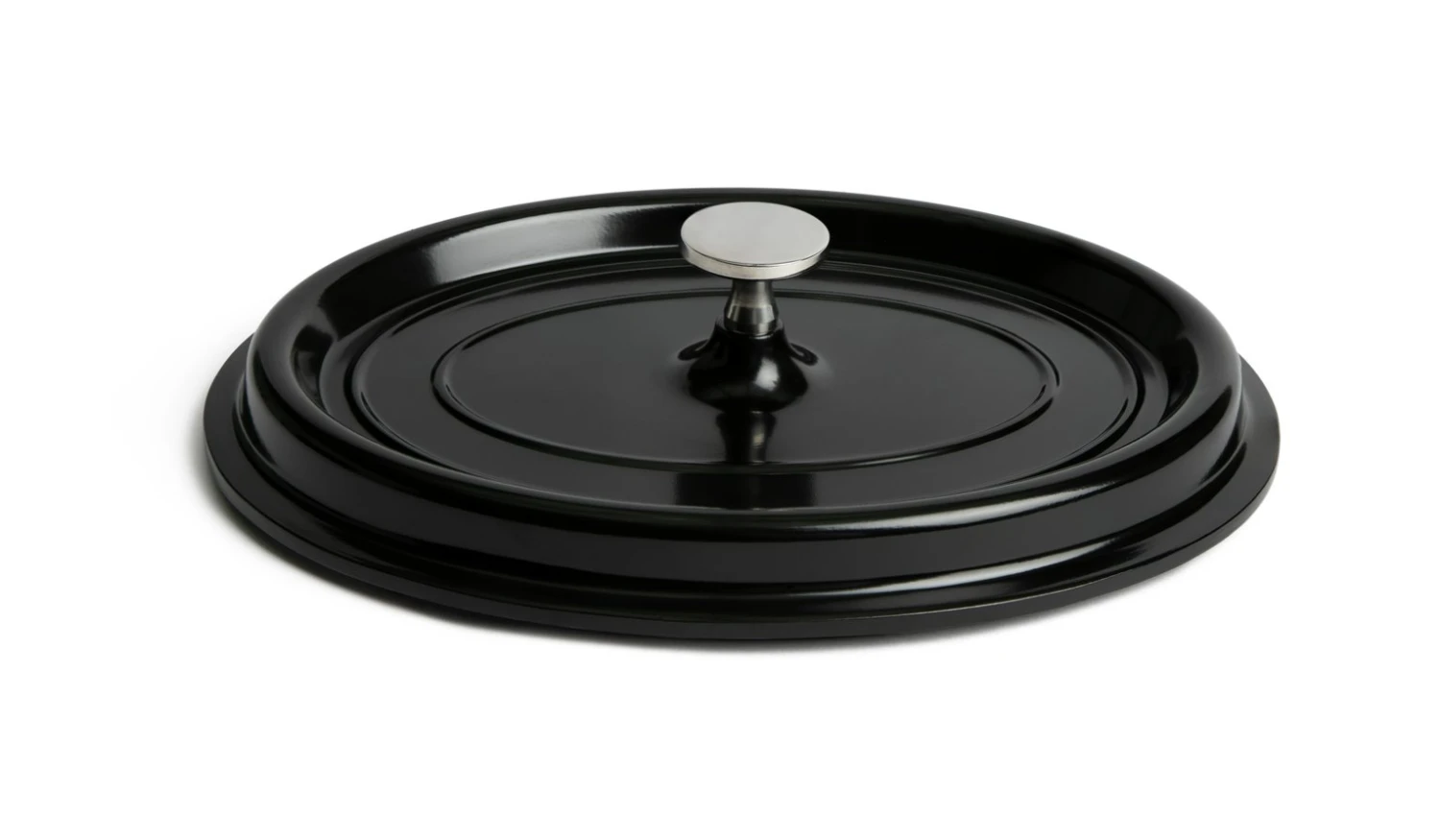 Habitat 3.6 Litre Cast Aluminium Casserole Dish - Black 6 Habitat 3.6 Litre Cast Aluminium Casserole Dish - Black - Image 4