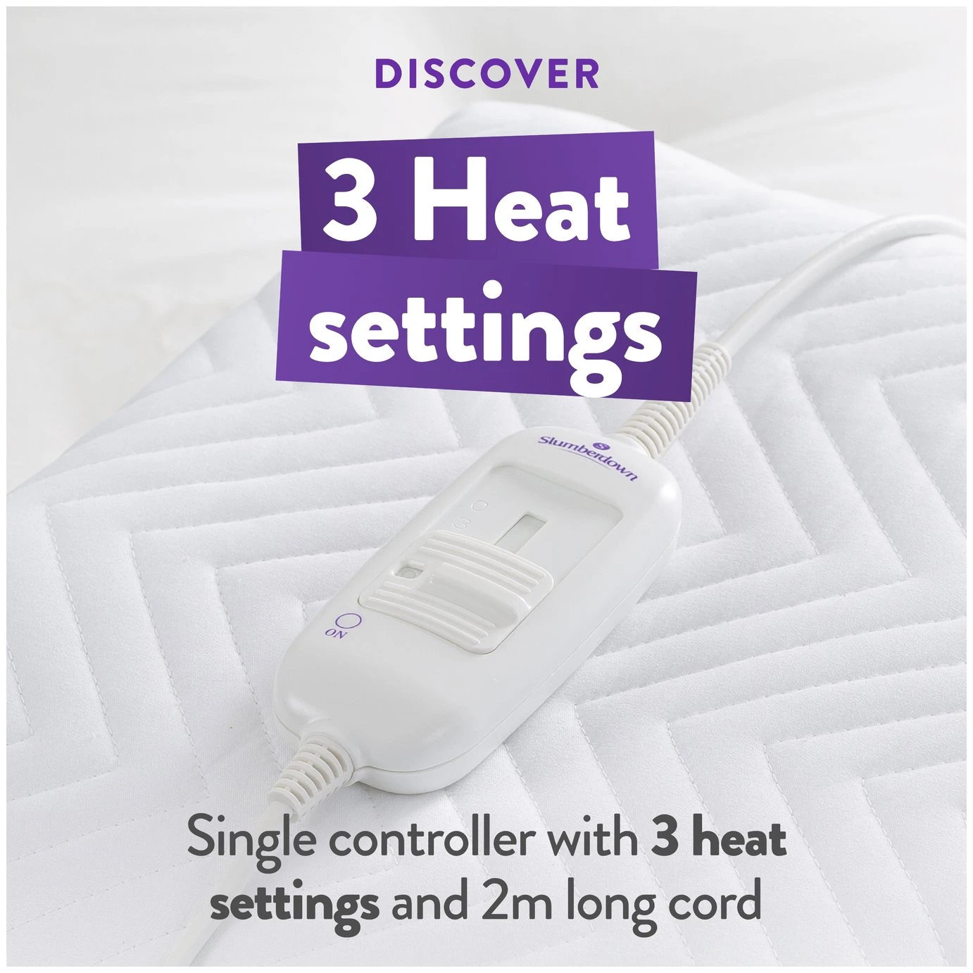 Slumberdown Warm And Cosy Electric Underblanket - Single 6 Slumberdown Warm And Cosy Electric Underblanket - Single - Image 4