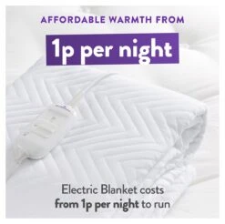 Slumberdown Warm And Cosy Electric Underblanket - Single 18 Slumberdown Warm And Cosy Electric Underblanket - Single -Trend Furniture 8888602 R Z005A