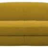 Habitat Layla Velvet 3 Seater Sofa - Yellow 2 Habitat Layla Velvet 3 Seater Sofa - Yellow -Trend Furniture 8889797 R Z001A