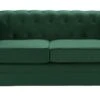 Habitat Chesterfield Velvet 2 Seater Sofa - Green