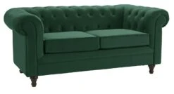 Habitat Chesterfield Velvet 2 Seater Sofa - Green 14 Habitat Chesterfield Velvet 2 Seater Sofa - Green -Trend Furniture 8889924 R Z004A