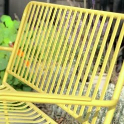 Habitat Indu 2 Seater Metal Bench - Yellow 13 Habitat Indu 2 Seater Metal Bench - Yellow -Trend Furniture 8906474 R Z003C