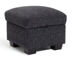 Habitat Lisbon Fabric Storage Footstool - Charcoal 12 Habitat Lisbon Fabric Storage Footstool - Charcoal -Trend Furniture 8909086 R Z002A