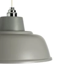 Habitat Core Metal Pendant Shade - Flint Grey 9 Habitat Core Metal Pendant Shade - Flint Grey -Trend Furniture 8938909 R Z003A