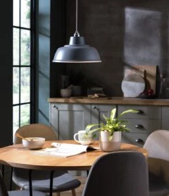 Habitat Core Metal Pendant Shade - Flint Grey 8 Habitat Core Metal Pendant Shade - Flint Grey -Trend Furniture 8938909 R Z004C