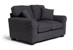 Habitat Lisbon Fabric 2 Seater Sofa - Charcoal -Trend Furniture 8948858 R Z004A