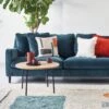 Habitat Swift Velvet 3 Seater Sofa - Moss Green -Trend Furniture 8957870 R Z001C