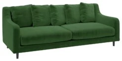 Habitat Swift Velvet 3 Seater Sofa - Moss Green -Trend Furniture 8957870 R Z006A