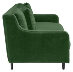 Habitat Swift Velvet 3 Seater Sofa - Moss Green -Trend Furniture 8957870 R Z012A