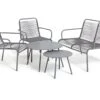 Habitat Ipanema 4 Seater Metal Garden Sofa Set - Grey -Trend Furniture 9114588 R Z001A