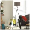 Habitat Tripod Floor Lamp - Grey And Chrome -Trend Furniture 9132742 R Z001A