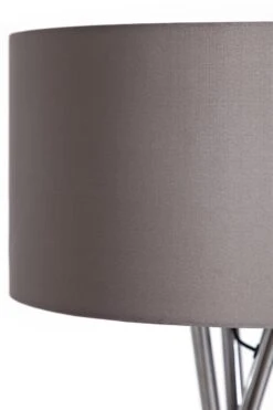 Habitat Tripod Floor Lamp - Grey And Chrome -Trend Furniture 9132742 R Z002A