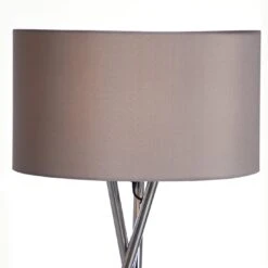 Habitat Tripod Floor Lamp - Grey And Chrome -Trend Furniture 9132742 R Z006A