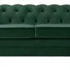 Habitat Chesterfield Velvet 3 Seater Sofa - Green -Trend Furniture 9161878 R Z001A