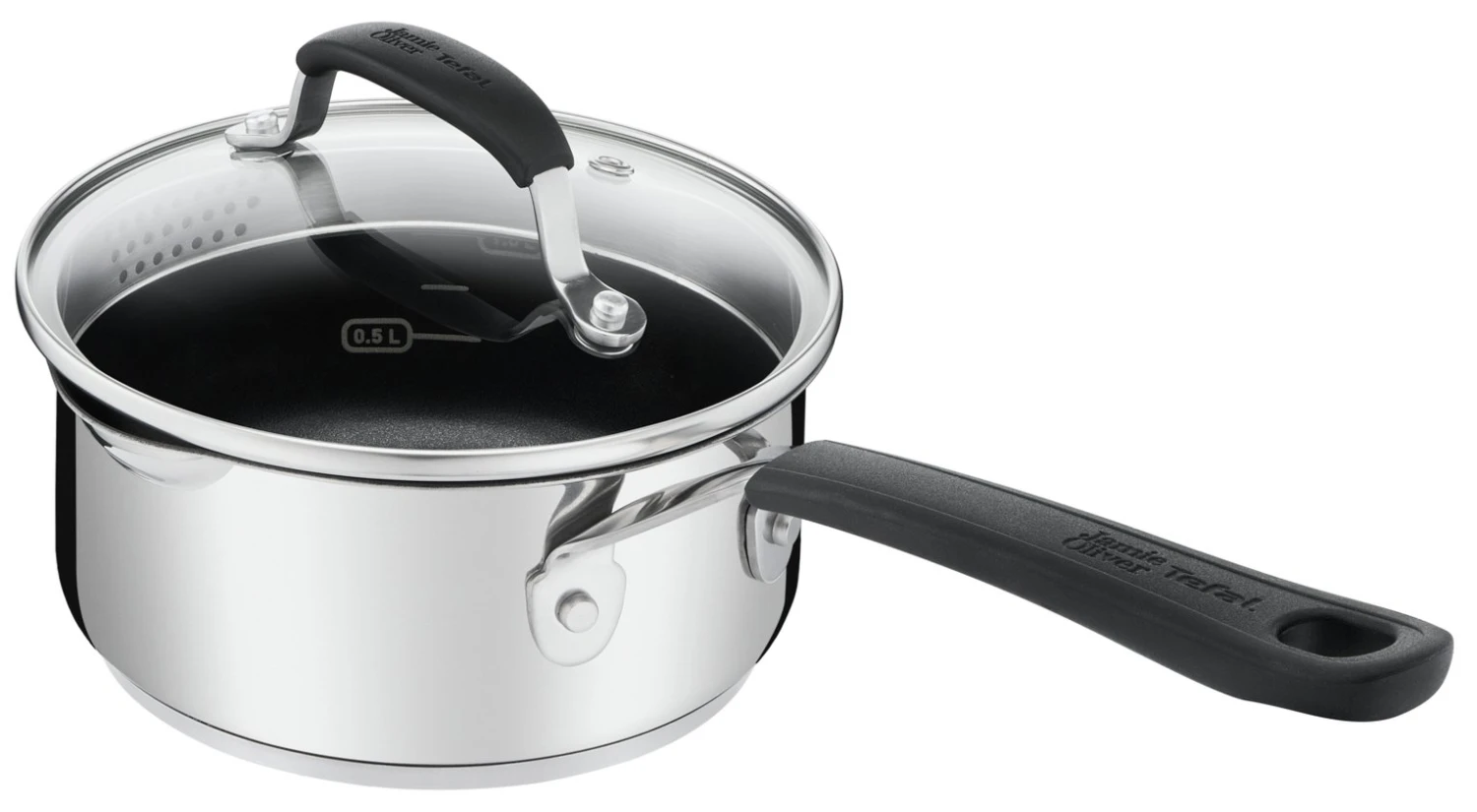 Tefal Jamie Oliver 3 Piece Non Stick Saucepan Set 4 Tefal Jamie Oliver 3 Piece Non Stick Saucepan Set - Image 2