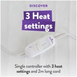 Slumberdown Essentials Electric Underblanket - Small Double -Trend Furniture 9169131 R Z003A