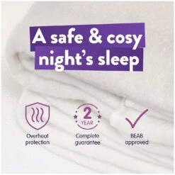 Slumberdown Essentials Electric Underblanket - Small Double -Trend Furniture 9169131 R Z011A