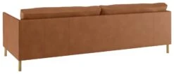 Habitat Hyde 3 Seater Leather Sofa Bed - Tan -Trend Furniture 9185005 R Z008A