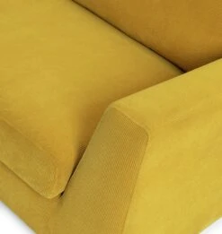 Habitat Brixley Fabric 3 Seater Sofa - Yellow -Trend Furniture 9191336 R Z006A