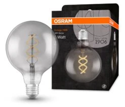 Osram 5W ES LED G125 Vintage Smoke Light Bulb -Trend Furniture 9210781 R Z002A