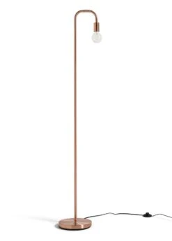Habitat Rayner Floor Lamp - Rose Gold 14 Habitat Rayner Floor Lamp - Rose Gold -Trend Furniture 9222061 R Z002A
