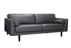 Habitat Jackson Leather 4 Seater Sofa - Grey -Trend Furniture 9303203 R Z004A