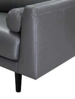 Habitat Jackson Leather 4 Seater Sofa - Grey -Trend Furniture 9303203 R Z006A