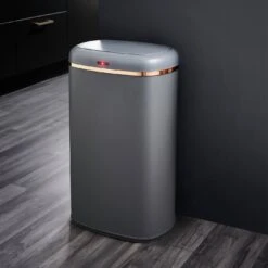 Tower 58 Liter Cavaletto Sensor Bin - Grey -Trend Furniture 9308899 R Z005A
