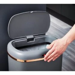 Tower 58 Liter Cavaletto Sensor Bin - Grey -Trend Furniture 9308899 R Z006A