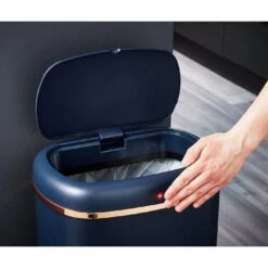 Tower 58 Liter Cavaletto Sensor Bin - Blue -Trend Furniture 9308916 R Z006A