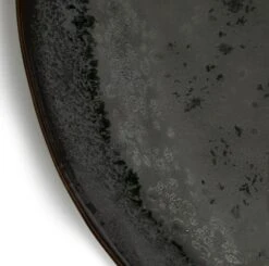 Habitat Preto Stoneware Serving Platter - Black -Trend Furniture 9310801 R Z003A