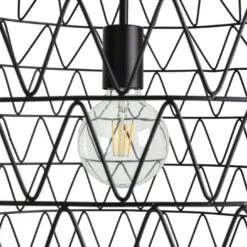 Habitat Moore Ceiling Light - Black -Trend Furniture 9312926 R Z002A