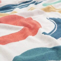 Habitat Studio Squiggle Cotton Throw - Multicoloured -Trend Furniture 9340541 R Z003A