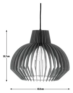 Habitat Achille Plywood Pendant Shade - Walnut 7 Habitat Achille Plywood Pendant Shade - Walnut -Trend Furniture 9361025 R E001