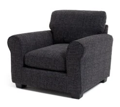 Habitat Lisbon Fabric Armchair - Charcoal -Trend Furniture 9362897 R Z002A