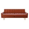 Habitat Fenner Velvet 3 Seater Sofa - Orange -Trend Furniture 9374232 R Z001A