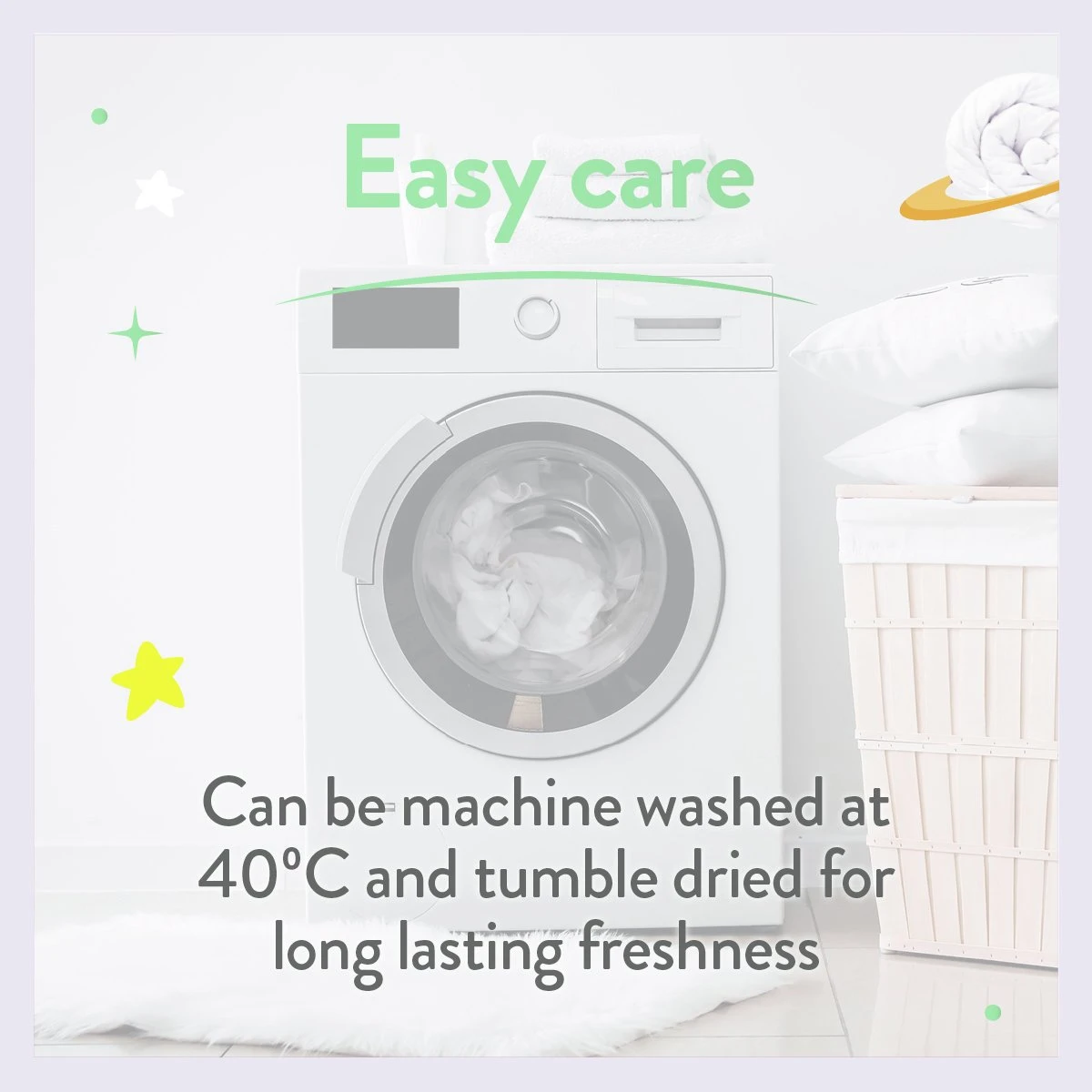 Slumberdown Anti Bacterial 4.5 Tog Kids Duvet - Single 15 Slumberdown Anti Bacterial 4.5 Tog Kids Duvet - Single - Image 13