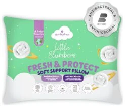 Slumberdown Anti Bacterial Soft Support Pillow - Toddler -Trend Furniture 9379426 R Z001A