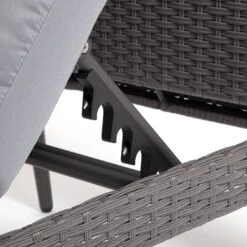 Habitat 5 Seater Rattan Effect Garden Corner Sofa Set - Grey -Trend Furniture 9397673 R Z007A