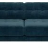 Habitat Hendricks Velvet 3 Seater Sofa - Ink Blue -Trend Furniture 9401758 R Z001A