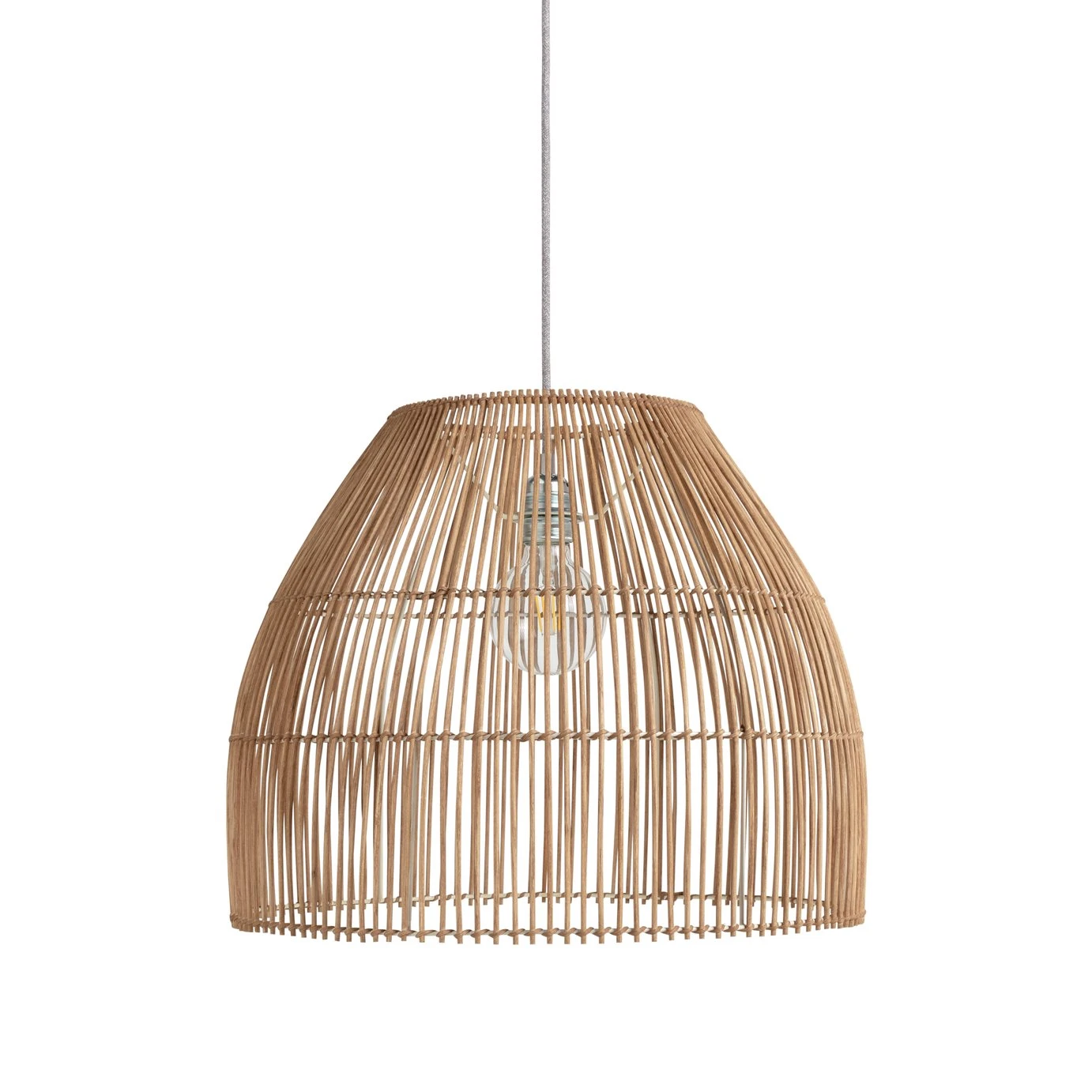 Habitat Emillius Rattan Pendant Shade 4 Habitat Emillius Rattan Pendant Shade - Image 2