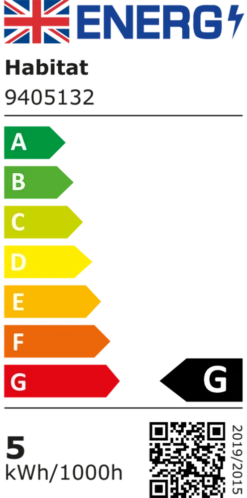 Habitat Mopsa LED Touch Desk Lamp - White -Trend Furniture 9405132 R A001