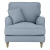 Habitat Matilda Velvet Armchair - Light Blue 2 Habitat Matilda Velvet Armchair - Light Blue -Trend Furniture 9405314 R Z001A