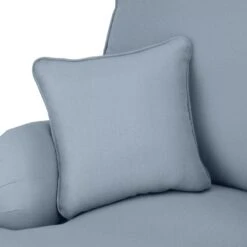 Habitat Matilda Velvet Armchair - Light Blue -Trend Furniture 9405314 R Z007A