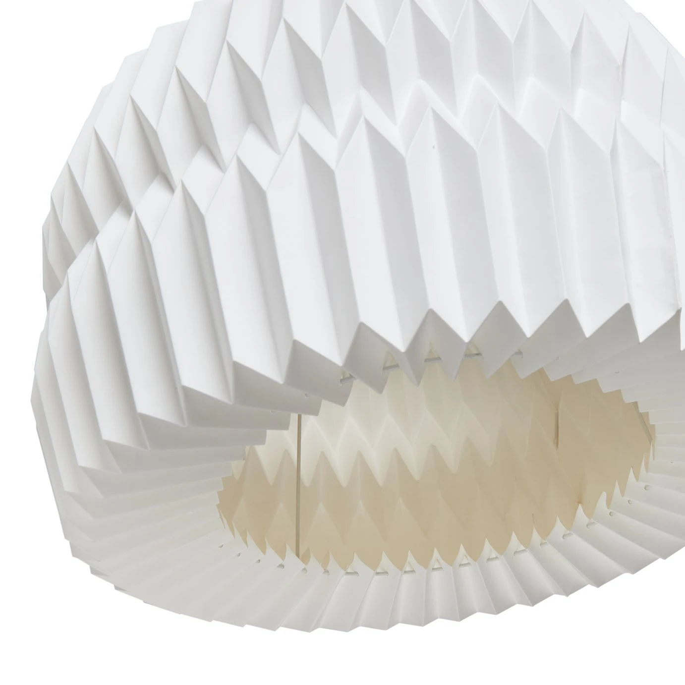 Habitat Tamora 55cm Paper Shade - White 7 Habitat Tamora 55cm Paper Shade - White - Image 5