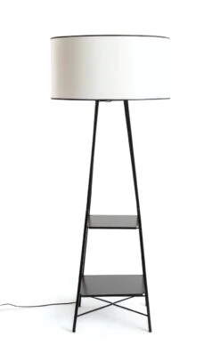 Habitat Thasia Floor Lamp - Black And White -Trend Furniture 9405730 R Z001C