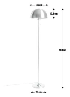 Habitat Manor House Floor Lamp - Brass -Trend Furniture 9406375 R E001